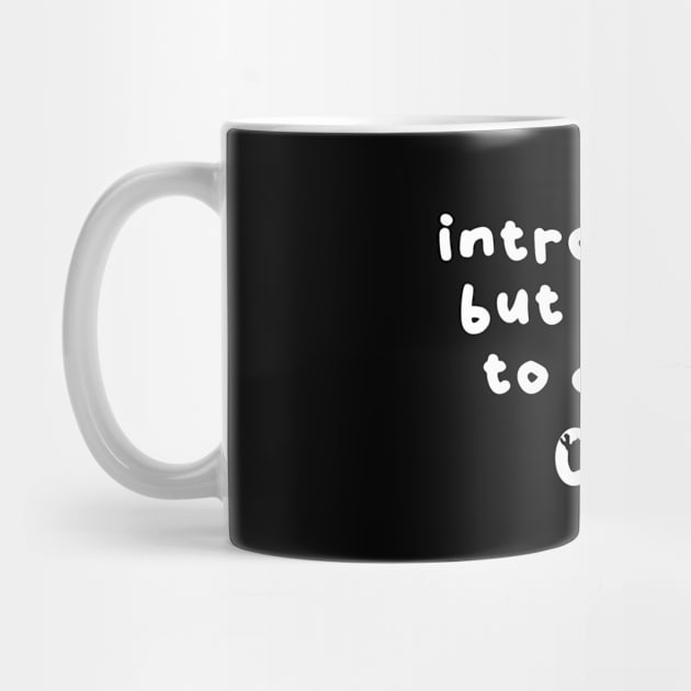 Introverted but willing to discuss cats by The WYLD Tribe